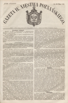 Gazeta W. Xięstwa Poznańskiego. 1853, № 119 (26 maja)