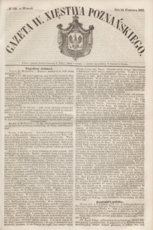 Gazeta W. Xięstwa Poznańskiego. 1853, № 135 (14 czerwca)