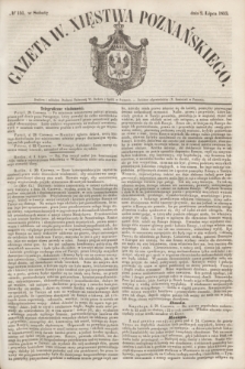 Gazeta W. Xięstwa Poznańskiego. 1853, № 151 (2 lipca)