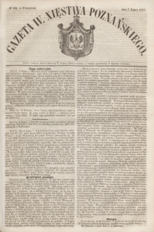 Gazeta W. Xięstwa Poznańskiego. 1853, № 155 (7 lipca)