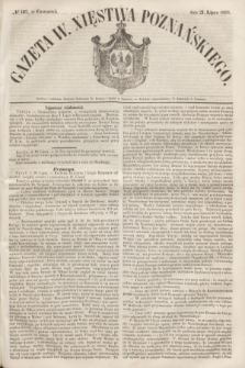 Gazeta W. Xięstwa Poznańskiego. 1853, № 167 (21 lipca)