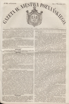 Gazeta W. Xięstwa Poznańskiego. 1853, № 203 (1 września)