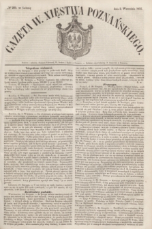 Gazeta W. Xięstwa Poznańskiego. 1853, № 205 (3 września)