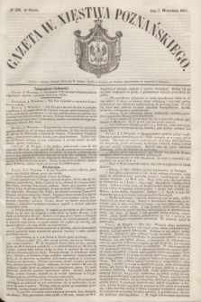 Gazeta W. Xięstwa Poznańskiego. 1853, № 208 (7 września)