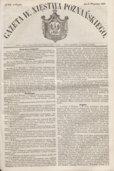 Gazeta W. Xięstwa Poznańskiego. 1853, № 210 (9 września)
