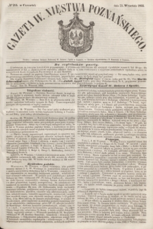Gazeta W. Xięstwa Poznańskiego. 1853, № 215 (15 września)