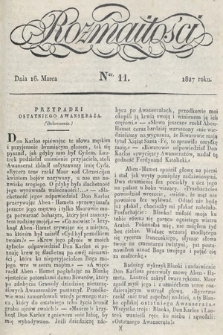 Rozmaitości : oddział literacki Gazety Lwowskiej. 1827, nr 11