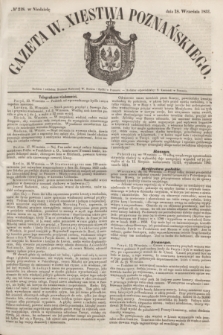 Gazeta W. Xięstwa Poznańskiego. 1853, № 218 (18 września)