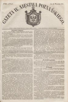 Gazeta W. Xięstwa Poznańskiego. 1853, № 222 (23 września)