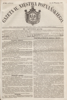 Gazeta W. Xięstwa Poznańskiego. 1853, № 223 (24 września)
