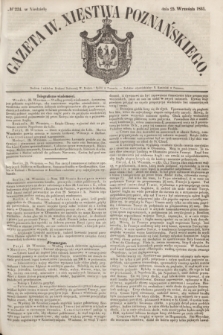 Gazeta W. Xięstwa Poznańskiego. 1853, № 224 (25 września) + dod.
