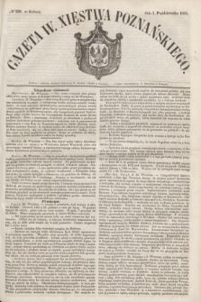 Gazeta W. Xięstwa Poznańskiego. 1853, № 229 (1 października)