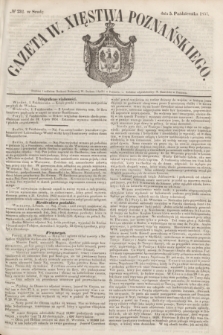 Gazeta W. Xięstwa Poznańskiego. 1853, № 232 (5 października)