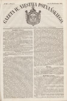 Gazeta W. Xięstwa Poznańskiego. 1853, № 237 (11 października) + dod.