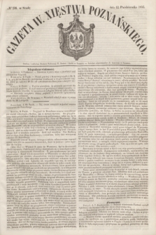 Gazeta W. Xięstwa Poznańskiego. 1853, № 238 (12 października)