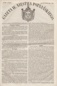 Gazeta W. Xięstwa Poznańskiego. 1853, № 252 (28 października)