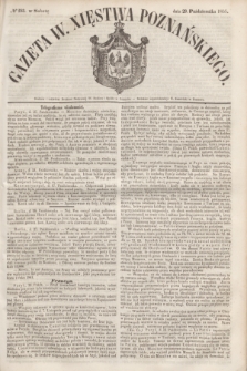 Gazeta W. Xięstwa Poznańskiego. 1853, № 253 (29 października)