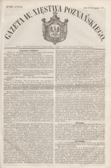 Gazeta W. Xięstwa Poznańskiego. 1853, № 256 (2 listopada)