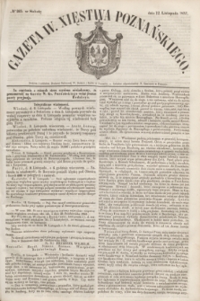 Gazeta W. Xięstwa Poznańskiego. 1853, № 265 (12 listopada)