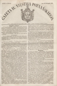 Gazeta W. Xięstwa Poznańskiego. 1853, № 271 (19 listopada)