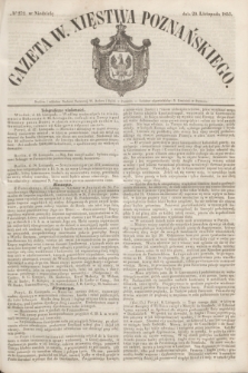 Gazeta W. Xięstwa Poznańskiego. 1853, № 272 (20 listopada)