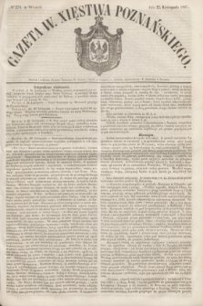 Gazeta W. Xięstwa Poznańskiego. 1853, № 273 (22 listopada) + dod.