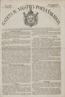 Gazeta W. Xięstwa Poznańskiego. 1856, nr 7 (9 stycznia)