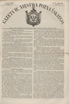 Gazeta W. Xięstwa Poznańskiego. 1856, nr 46 (23 lutego)