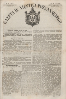 Gazeta W. Xięstwa Poznańskiego. 1856, nr 49 (27 lutego)