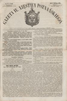 Gazeta W. Xięstwa Poznańskiego. 1856, nr 77 (2 kwietnia)
