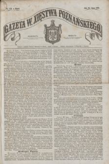 Gazeta W. Xięstwa Poznańskiego. 1856, nr 172 (25 lipca)