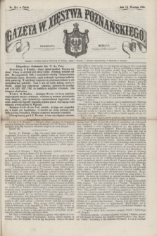 Gazeta W. Xięstwa Poznańskiego. 1856, nr 214 (12 września)