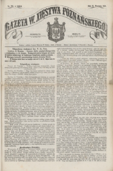 Gazeta W. Xięstwa Poznańskiego. 1856, nr 215 (13 września)