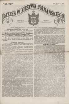 Gazeta W. Xięstwa Poznańskiego. 1856, nr 216 (14 września) + dod.