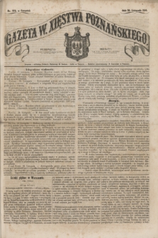 Gazeta W. Xięstwa Poznańskiego. 1856, nr 273 (20 listopada)