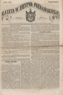 Gazeta W. Xięstwa Poznańskiego. 1856, nr 278 (26 listopada)