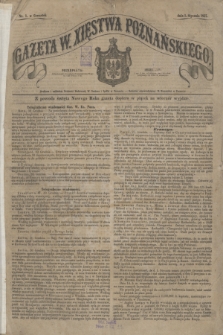 Gazeta W. Xięstwa Poznańskiego. 1857, nr 1 (1 stycznia)
