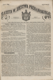 Gazeta W. Xięstwa Poznańskiego. 1857, nr 43 (20 lutego)