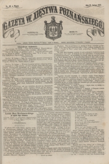 Gazeta W. Xięstwa Poznańskiego. 1857, nr 49 (27 lutego)