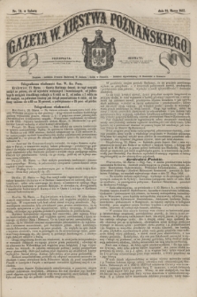Gazeta W. Xięstwa Poznańskiego. 1857, nr 74 (28 marca)