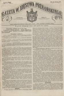 Gazeta W. Xięstwa Poznańskiego. 1857, nr 85 (10 kwietnia) + dod.