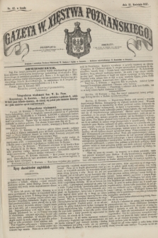 Gazeta W. Xięstwa Poznańskiego. 1857, nr 87 (15 kwietnia)