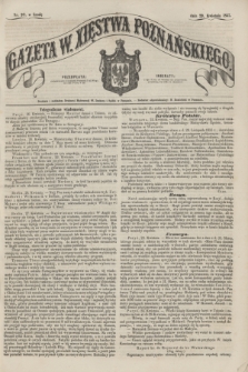 Gazeta W. Xięstwa Poznańskiego. 1857, nr 99 (29 kwietnia)