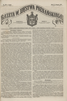 Gazeta W. Xięstwa Poznańskiego. 1857, nr 186 (12 sierpnia)