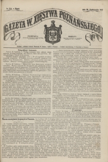 Gazeta W. Xięstwa Poznańskiego. 1857, nr 254 (30 października)