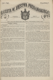 Gazeta W. Xięstwa Poznańskiego. 1857, nr 257 (3 listopada)