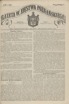 Gazeta W. Xięstwa Poznańskiego. 1857, nr 267 (14 listopada)