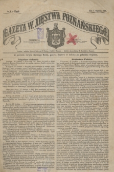 Gazeta W. Xięstwa Poznańskiego. 1858, nr 1 (1 stycznia)