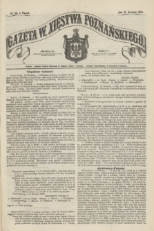 Gazeta W. Xięstwa Poznańskiego. 1858, nr 86 (13 kwietnia) + dod.