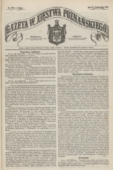 Gazeta W. Xięstwa Poznańskiego. 1858, nr 249 (23 października) + dod.